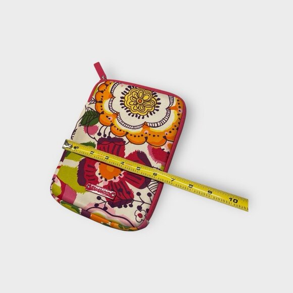 VERA BRADLEY Tablet E-Reader Sleeve Case Zip Around Clementine - Picture 3 of 6
